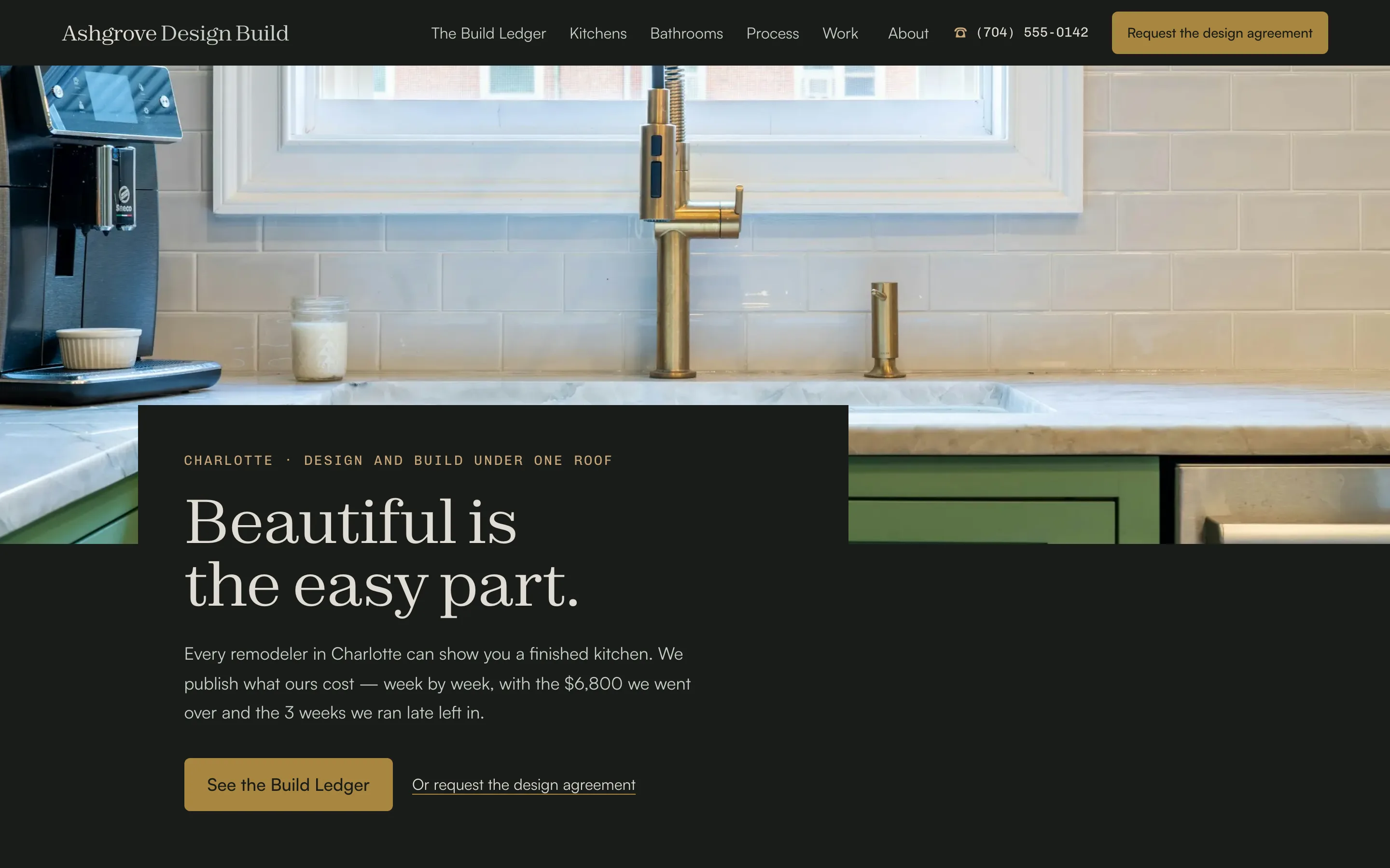 The Ashgrove Design Build website